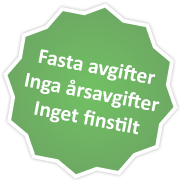 Fasta avgifter, Inga årsavgifter, Inget finstilt